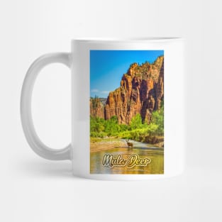 Mule deer at Zion National Park Mug